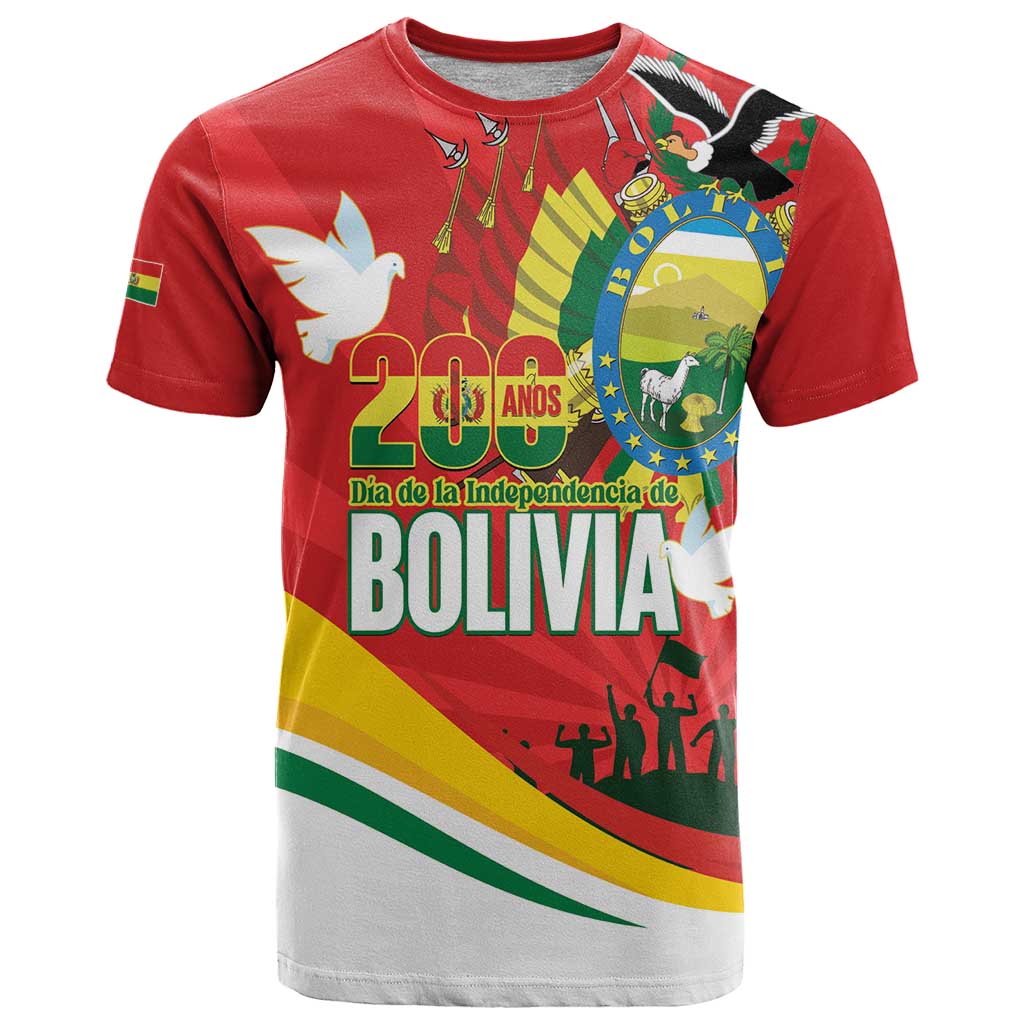 Bolivia Independence Day T Shirt 200 Anos Dia de la Independencia