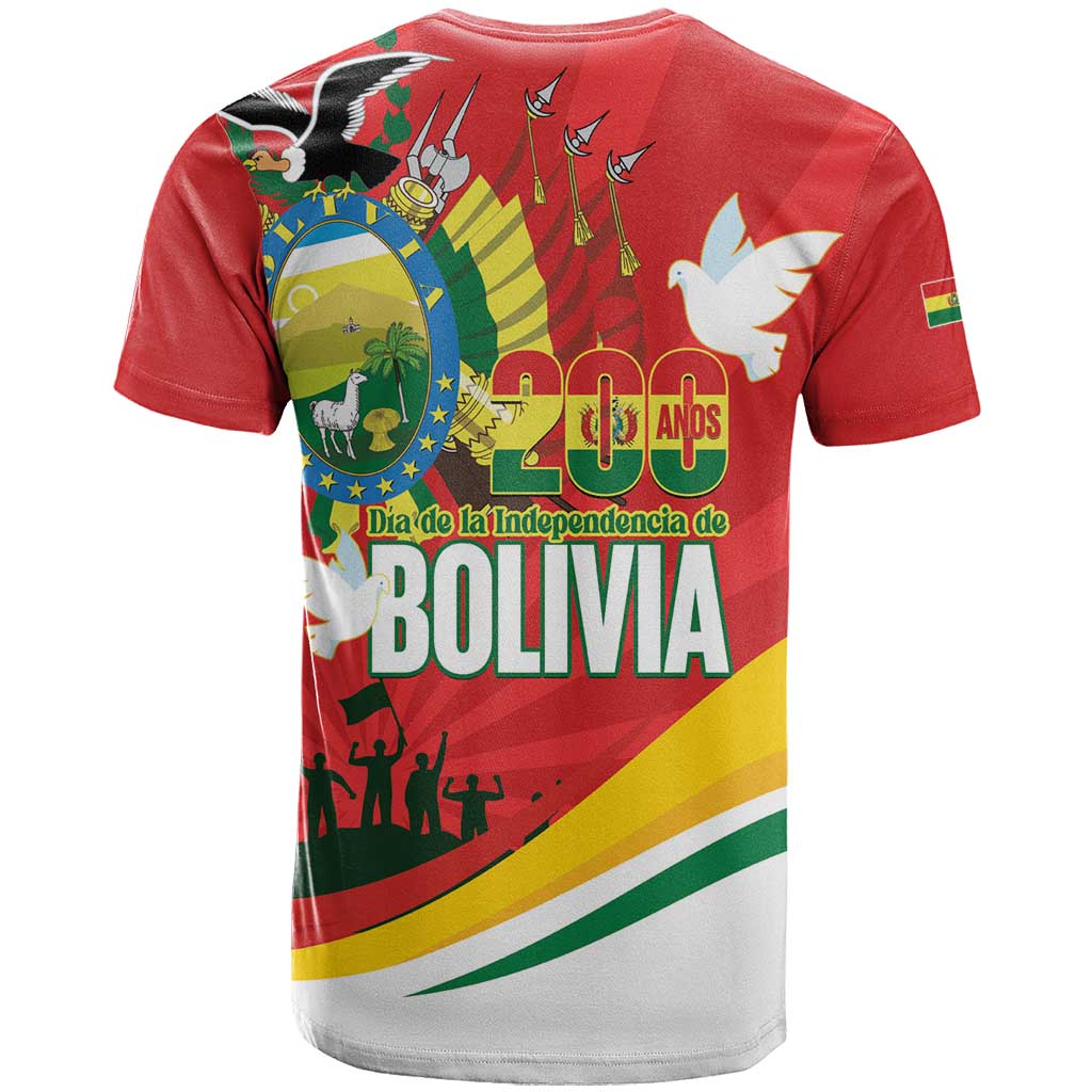 Bolivia Independence Day T Shirt 200 Anos Dia de la Independencia