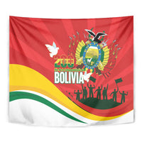 Bolivia Independence Day Tapestry 200 Anos Dia de la Independencia