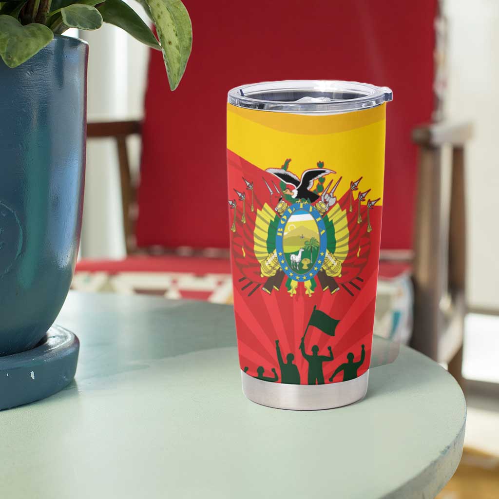 Bolivia Independence Day Tumbler Cup 200 Anos Dia de la Independencia