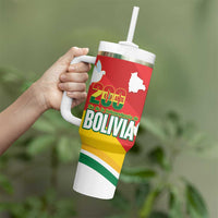 Bolivia Independence Day Tumbler With Handle 200 Anos Dia de la Independencia