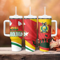 Bolivia Independence Day Tumbler With Handle 200 Anos Dia de la Independencia