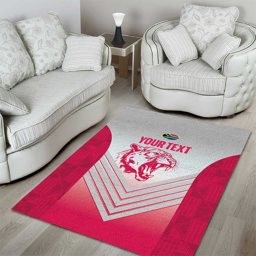 South Africa Rugby Custom Area Rug Come On Puma African Pattern