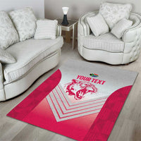 South Africa Rugby Custom Area Rug Come On Puma African Pattern