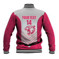South Africa Rugby Custom Baseball Jacket Come On Puma African Pattern