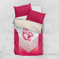 South Africa Rugby Custom Bedding Set Come On Puma African Pattern