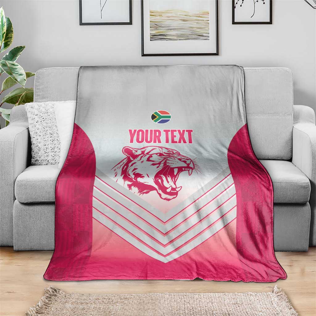 South Africa Rugby Custom Blanket Come On Puma African Pattern