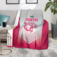 South Africa Rugby Custom Blanket Come On Puma African Pattern