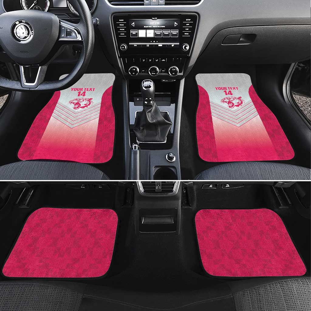 South Africa Rugby Custom Car Mats Come On Puma African Pattern