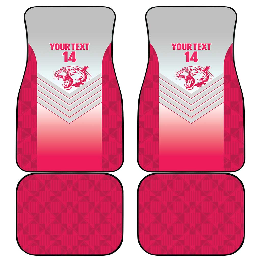 South Africa Rugby Custom Car Mats Come On Puma African Pattern