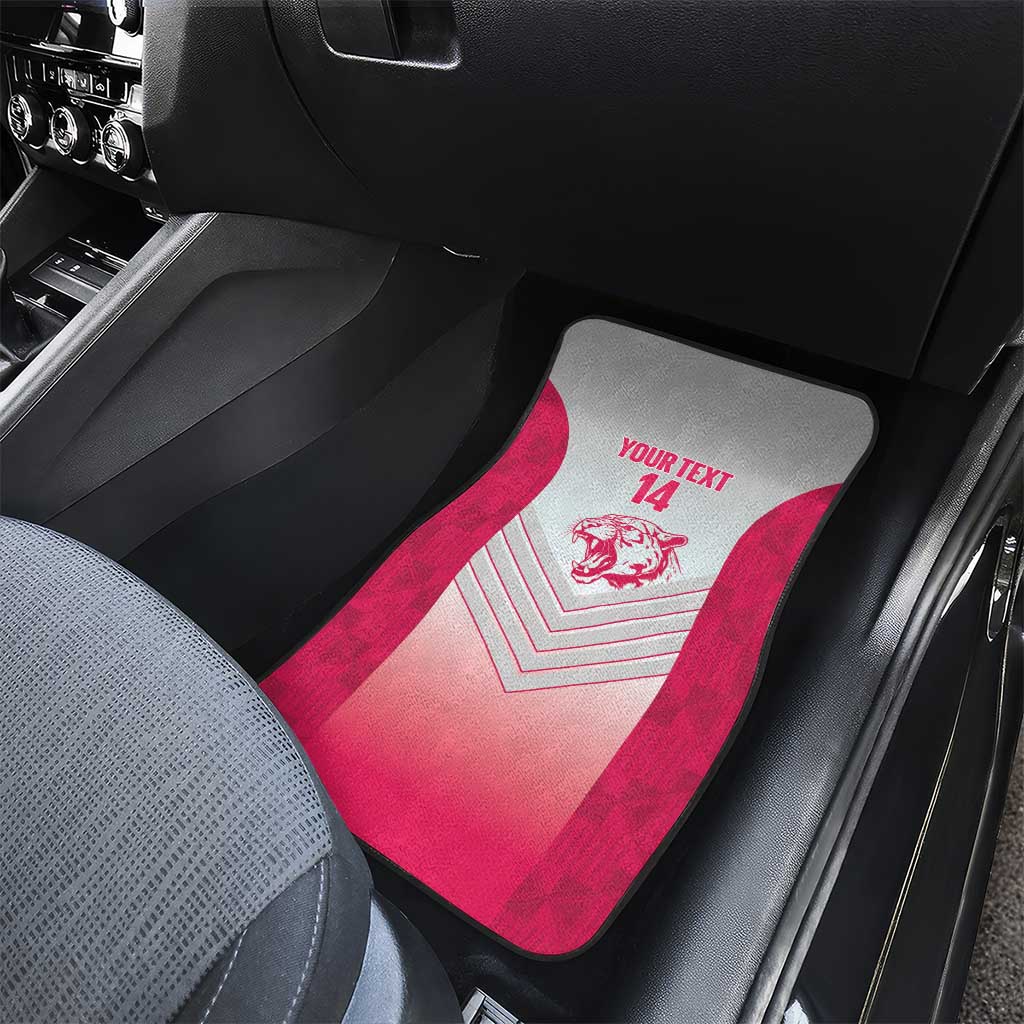South Africa Rugby Custom Car Mats Come On Puma African Pattern