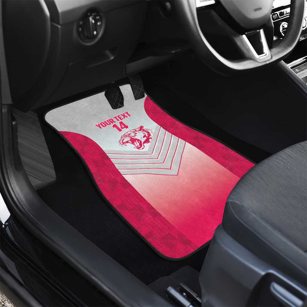 South Africa Rugby Custom Car Mats Come On Puma African Pattern