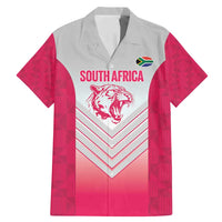 South Africa Rugby Custom Family Matching Mermaid Dress and Hawaiian Shirt Come On Puma African Pattern