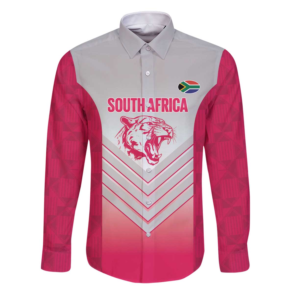 South Africa Rugby Custom Family Matching Off The Shoulder Long Sleeve Dress and Hawaiian Shirt Come On Puma African Pattern