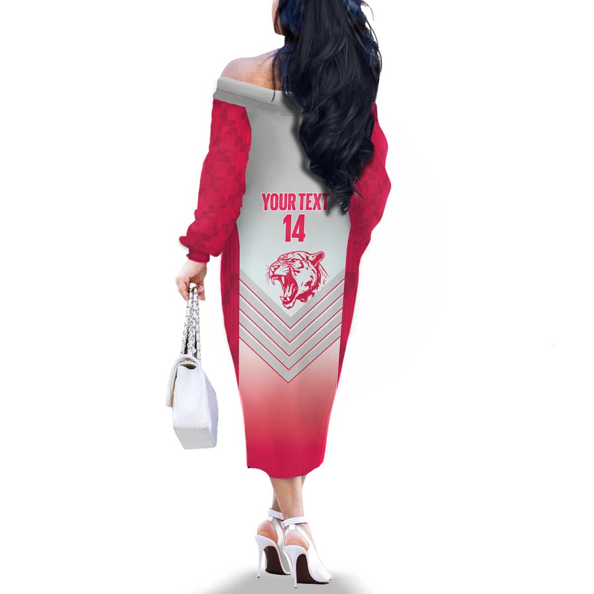 South Africa Rugby Custom Family Matching Off The Shoulder Long Sleeve Dress and Hawaiian Shirt Come On Puma African Pattern