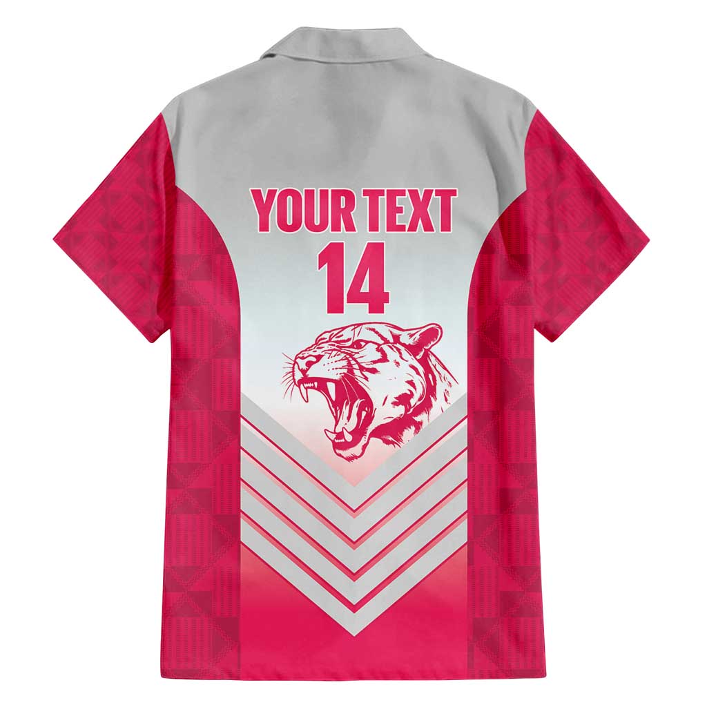 South Africa Rugby Custom Family Matching Off Shoulder Short Dress and Hawaiian Shirt Come On Puma African Pattern