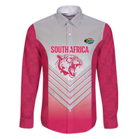 South Africa Rugby Custom Family Matching Puletasi and Hawaiian Shirt Come On Puma African Pattern