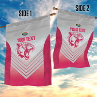 South Africa Rugby Custom Garden Flag Come On Puma African Pattern