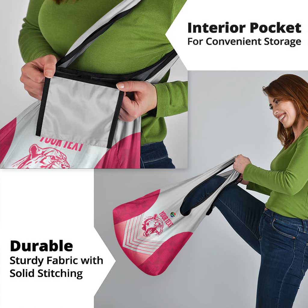 South Africa Rugby Custom Grocery Bag Come On Puma African Pattern