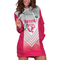 South Africa Rugby Custom Hoodie Dress Come On Puma African Pattern