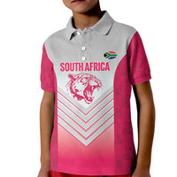 South Africa Rugby Custom Kid Polo Shirt Come On Puma African Pattern