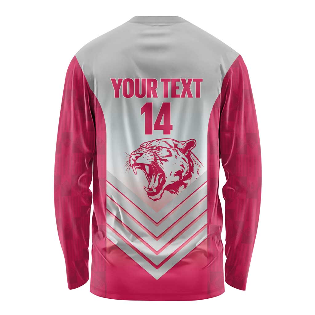 South Africa Rugby Custom Long Sleeve Shirt Come On Puma African Pattern