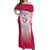South Africa Rugby Custom Off Shoulder Maxi Dress Come On Puma African Pattern