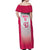 South Africa Rugby Custom Off Shoulder Maxi Dress Come On Puma African Pattern