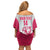 South Africa Rugby Custom Off Shoulder Short Dress Come On Puma African Pattern