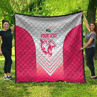 South Africa Rugby Custom Quilt Come On Puma African Pattern