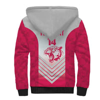 South Africa Rugby Custom Sherpa Hoodie Come On Puma African Pattern