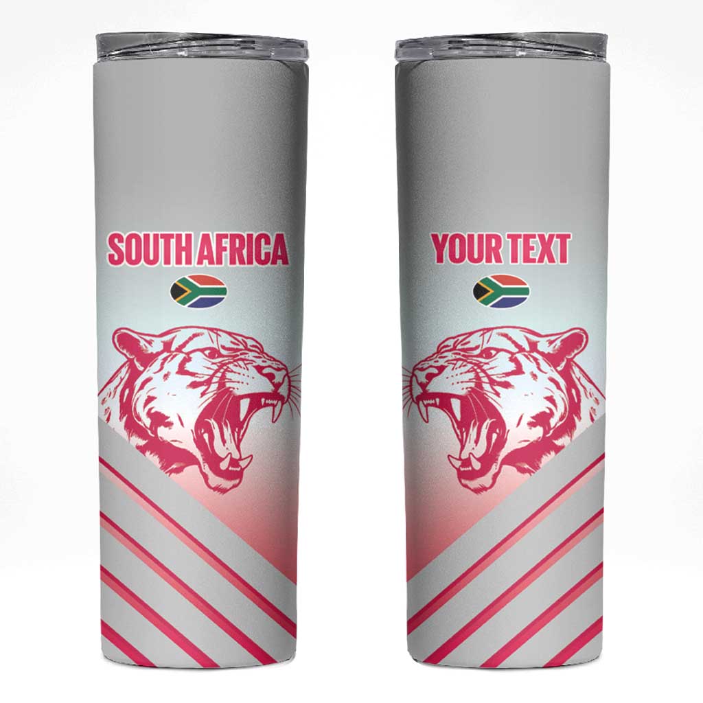 South Africa Rugby Custom Skinny Tumbler Come On Puma African Pattern