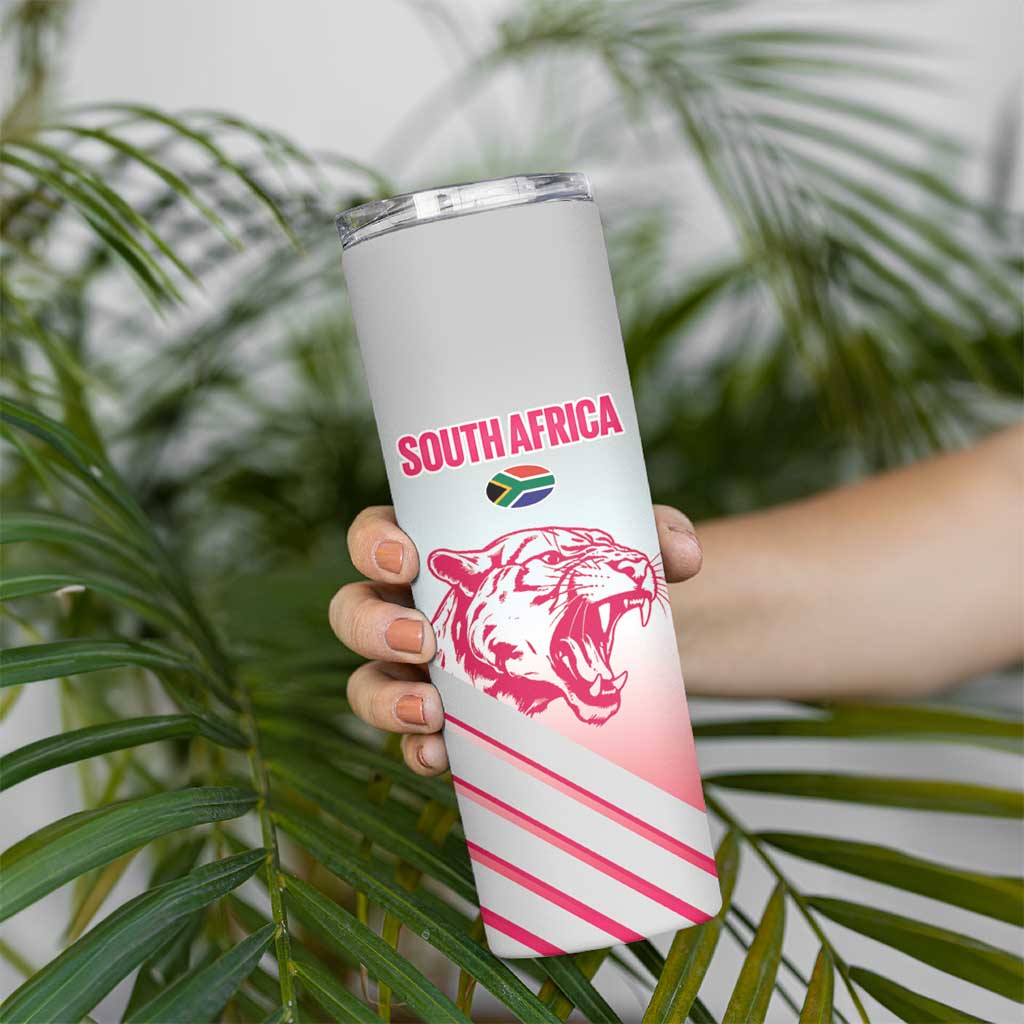 South Africa Rugby Custom Skinny Tumbler Come On Puma African Pattern