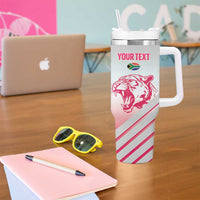 South Africa Rugby Custom Tumbler With Handle Come On Puma African Pattern
