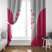 South Africa Rugby Custom Window Curtain Come On Puma African Pattern