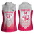 South Africa Rugby Custom Women Sleeveless Polo Shirt Come On Puma African Pattern