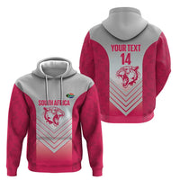 South Africa Rugby Custom Zip Hoodie Come On Puma African Pattern