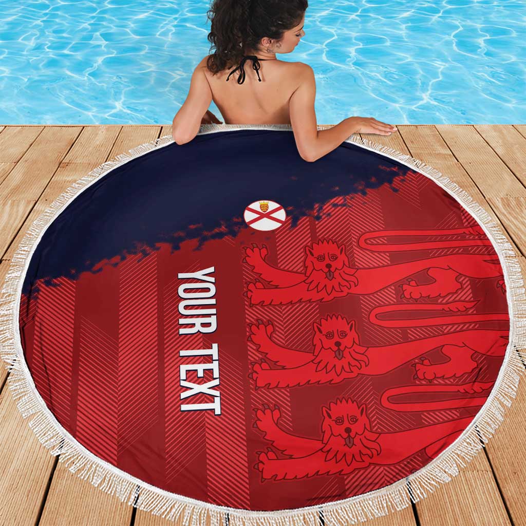 Custom Jersey Cricket Beach Blanket Go Jer Lions - Wonder Print Shop
