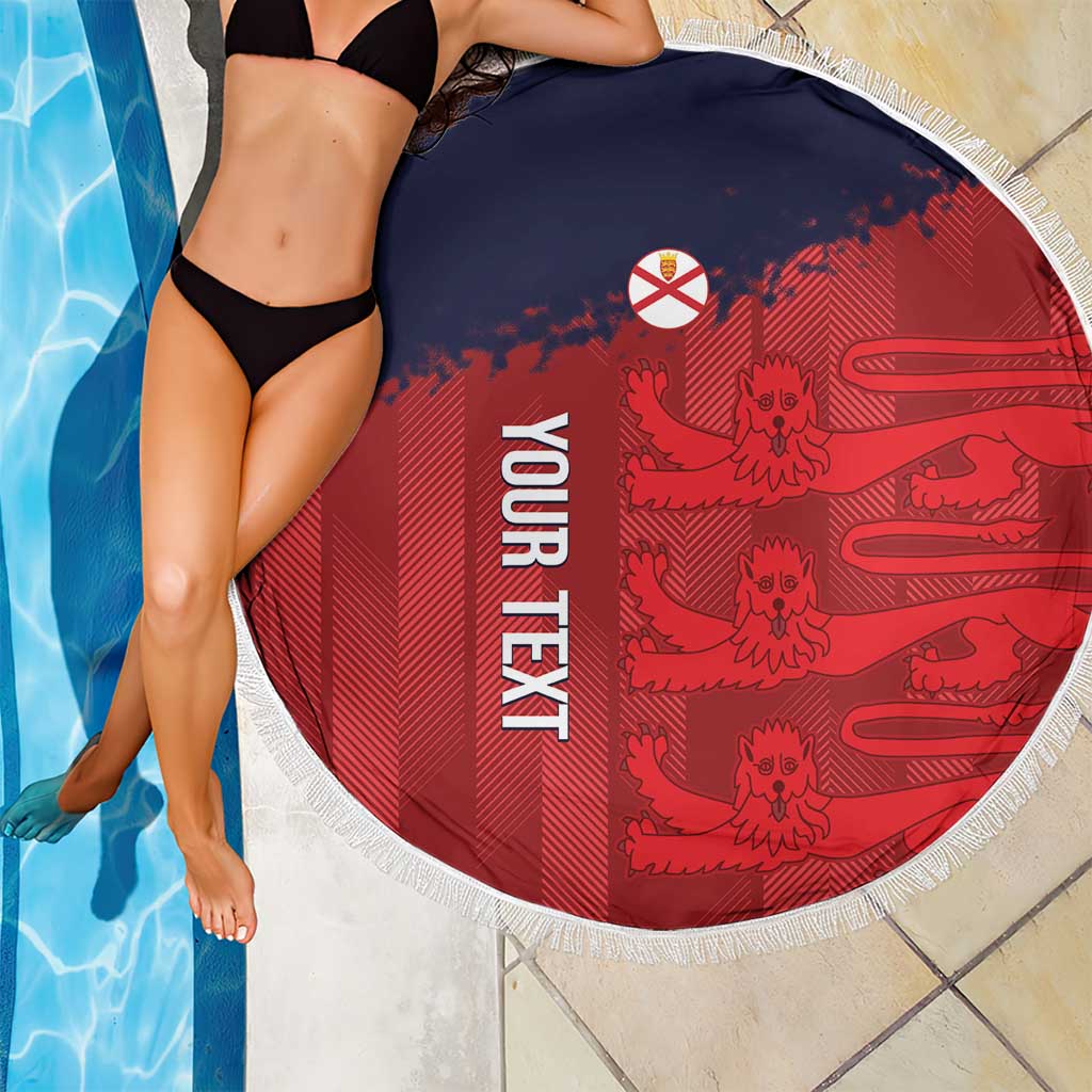 Custom Jersey Cricket Beach Blanket Go Jer Lions - Wonder Print Shop