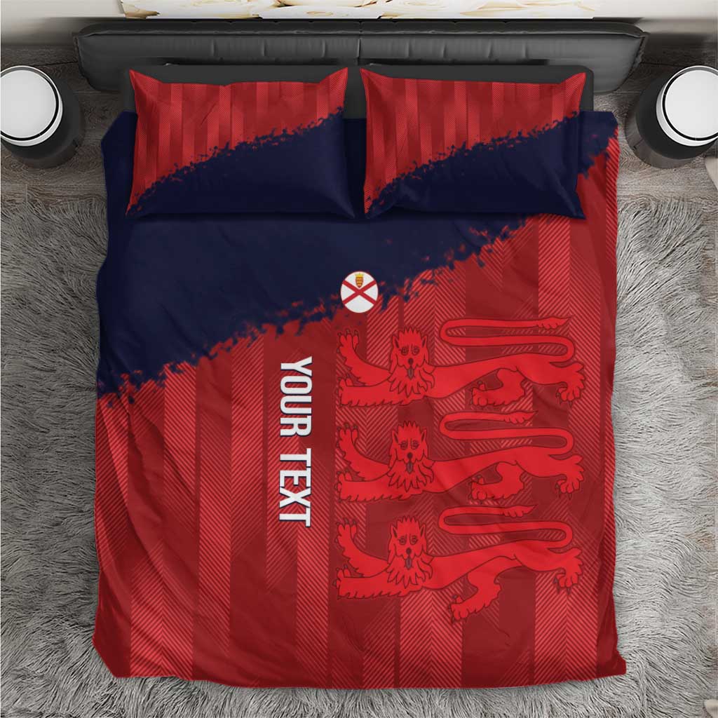 Custom Jersey Cricket Bedding Set Go Jer Lions - Wonder Print Shop