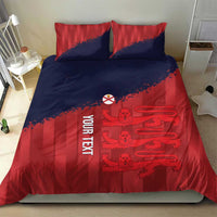 Custom Jersey Cricket Bedding Set Go Jer Lions - Wonder Print Shop