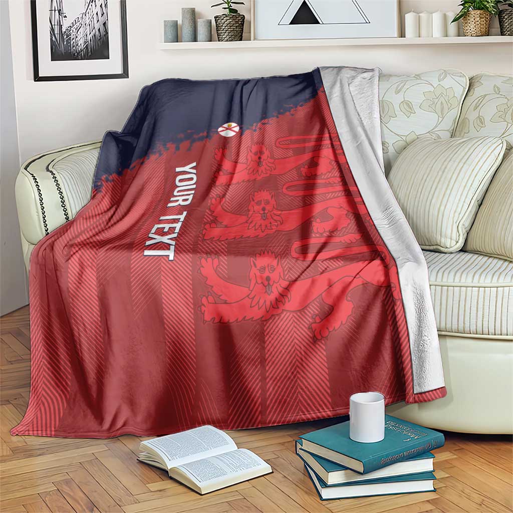 Custom Jersey Cricket Blanket Go Jer Lions - Wonder Print Shop