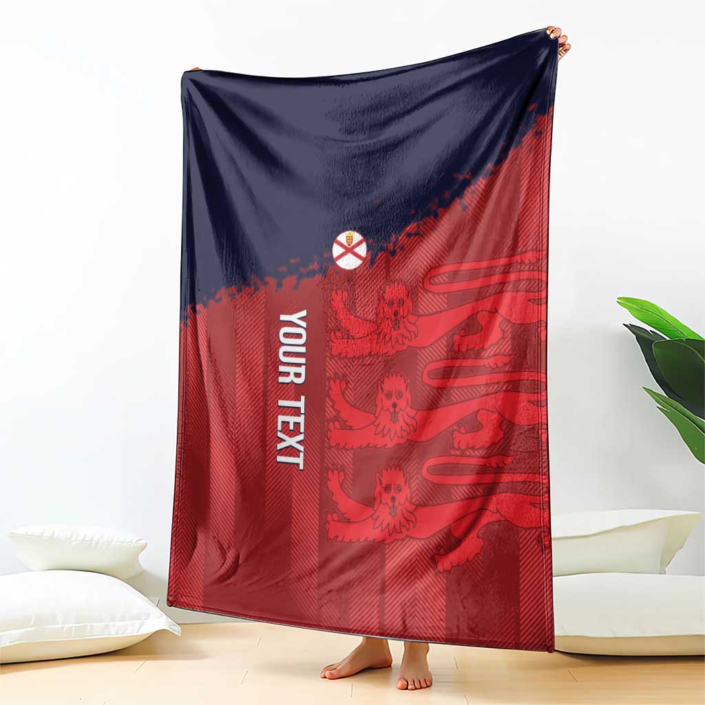 Custom Jersey Cricket Blanket Go Jer Lions - Wonder Print Shop