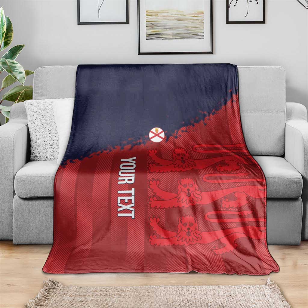 Custom Jersey Cricket Blanket Go Jer Lions - Wonder Print Shop