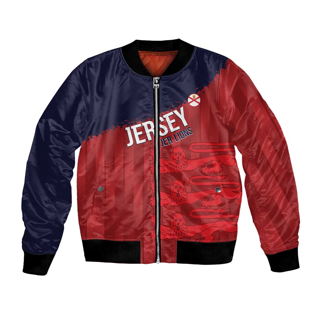Custom Jersey Cricket Bomber Jacket Go Jer Lions - Wonder Print Shop