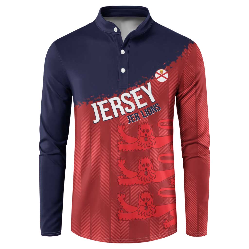 Custom Jersey Cricket Button Sweatshirt Go Jer Lions - Wonder Print Shop