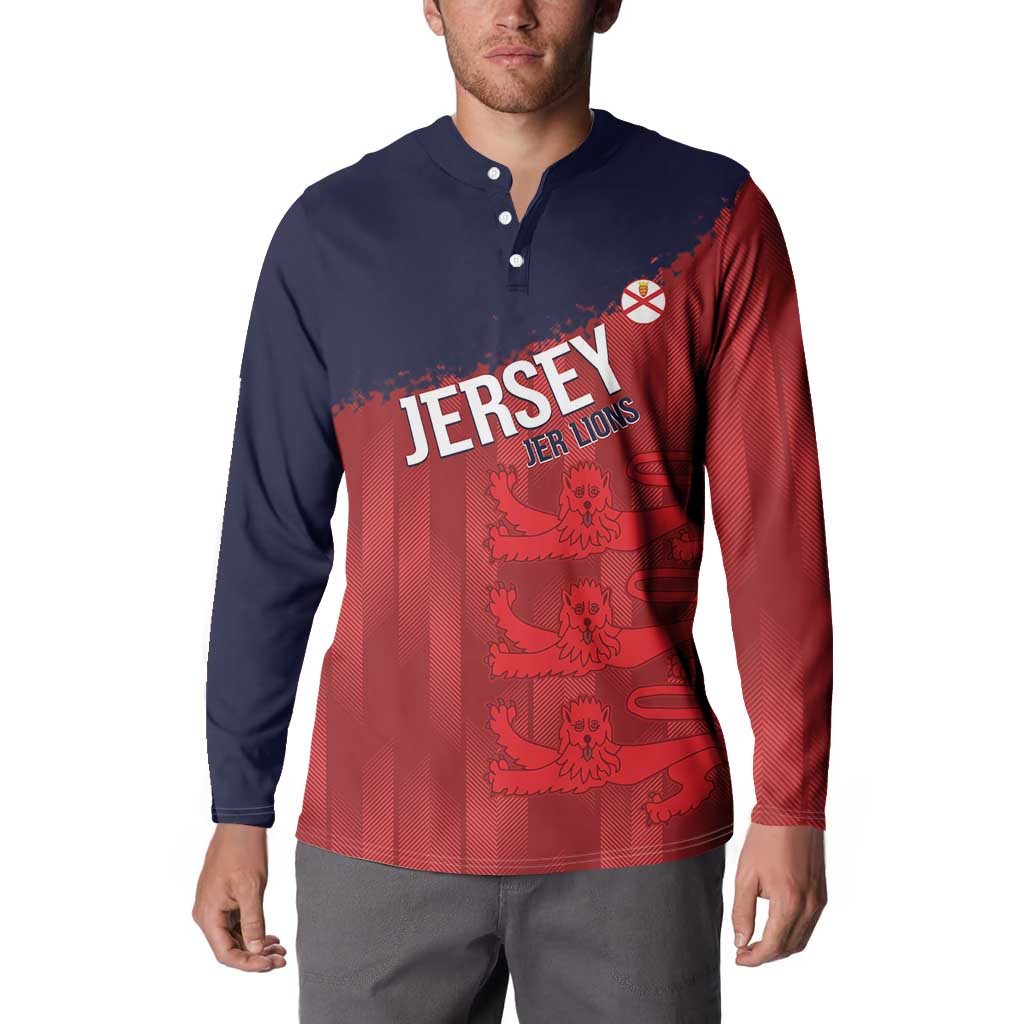 Custom Jersey Cricket Button Sweatshirt Go Jer Lions - Wonder Print Shop