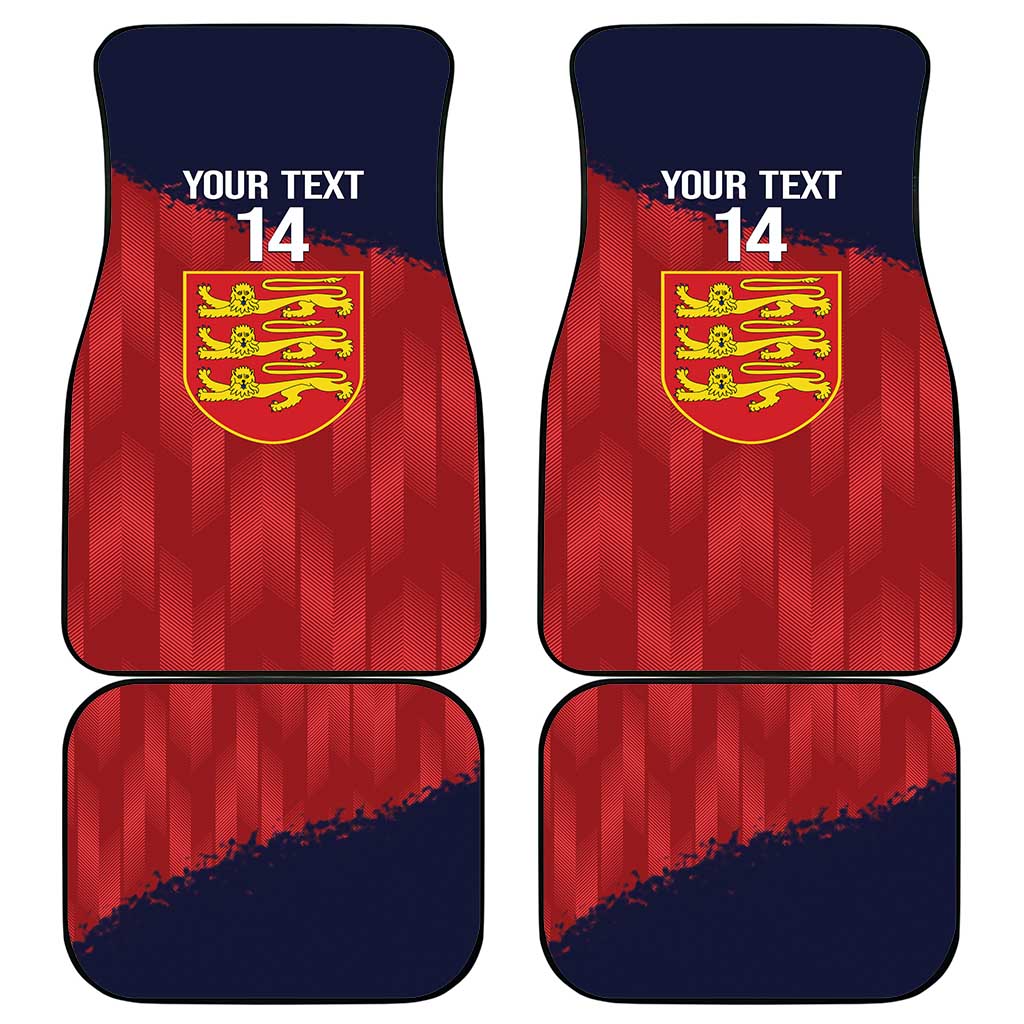 Custom Jersey Cricket Car Mats Go Jer Lions - Wonder Print Shop