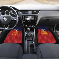 Custom Jersey Cricket Car Mats Go Jer Lions - Wonder Print Shop