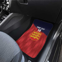 Custom Jersey Cricket Car Mats Go Jer Lions - Wonder Print Shop